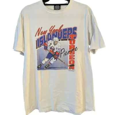 Camisa reimpresión de los New York Islanders 1993 Pierre Turgeon puntada única AN45445 Foto 1 de 2