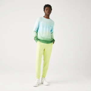 Lacoste Men's Slim Fit Heathered Cotton Blend Sweatpants- 5 Large- Flashy Yellow - Picture 1 of 5