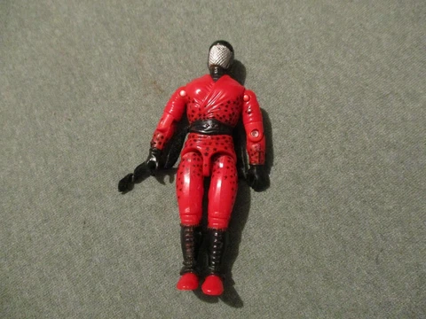 Vintage 1992 Hasbro GI Joe  SLICE Red Cobra Ninja Swordsman  Action Figure Cover