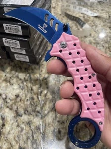 7.5” Sprint Assisted Karambit Pink Femme Fatales Pocket Knife PKBL - Picture 1 of 5