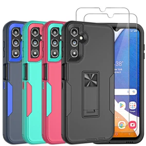 For Samsung Galaxy A14 5G Case Shockproof Kickstand Phone Cover /Tempered Glass - Photo 1 sur 21