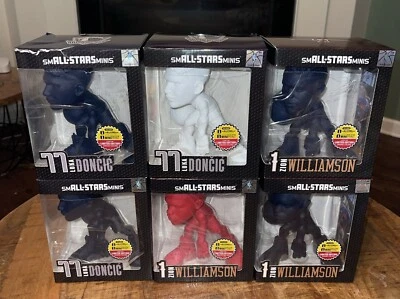 Luka Doncic & Zion Williams Variante Mini NBA smALL-STARS Rojo Blanco Azul Lote x6 Foto 1 de 4