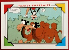 Disney COLLECTOR CARDS - Card #166 - GOOFY AND MICKEY CAMPING OUT - IMPEL 1991