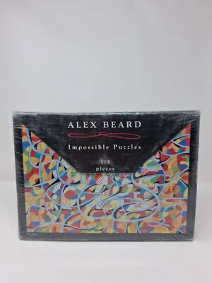 SEALED Alex Beard Impossible 25 x 17 Puzzle 315 Piece Colorful Abstract Art 2008 - Image 1 of 4