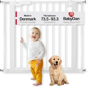 BabyDan Premier, Pressure Fit Stair Gate, Covers openings between 73.5-93.3 cm - Picture 1 of 9