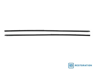 1984-1990 C4 Corvette Right & Left Door Beltline Molding 14043097 14043098 - Picture 1 of 9