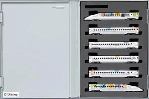 Tomix N Scale JR Kyushu 800-1000 Shinkansen/Bullet Train 6-Car Set Disney Paint! - Picture 1 of 9