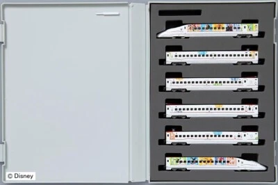 Tomix N Scale JR Kyushu 800-1000 Shinkansen/Bullet Train 6-Car Set Disney Paint！ - Image 1 of 4