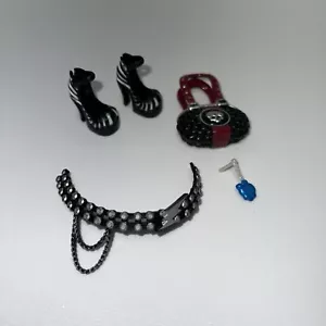 Monster High Puppe Frankie Stein First Wave Schuhe, Gürtel, Geldbörse Ersatz Wave 1 - Bild 1 von 13