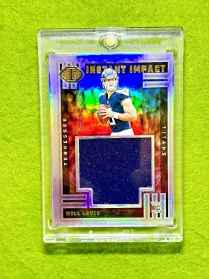 Will Levis SILVER PRIZM ROOKIE JERSEY CARD 2023 Panini Illusions SP RC TN TITANS - Image 1 of 4