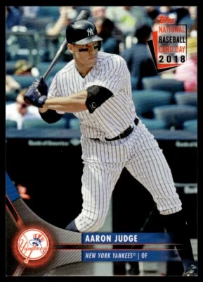 2018 TOPPS NATIONAL BASEBALL CARD DAY AARON JUDGE R128 - Image 1 of 2