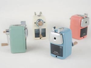 Carl Angel-5 A5PR3 Pencil Sharpener 4 Colors Cream/Pink/Light Blue/Light Green - Picture 1 of 10