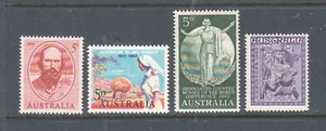 Australia 1962 Selected issues lot 4 Mint unhinged 5d stamps. - Picture 1 of 1