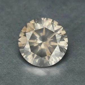 0.17 Cts 3 MM Untreated Diamond Sparkling Pinkish Grey 100% Natural Diamond - Picture 1 of 3