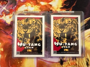 GAS Wu-Tang Clan 2022 Tour Raleigh NC Poster Trading Card #000/150 & #150/150