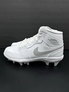 Nike Air Jordan 1 Mid TD Fußballschuhe weiß grau Nebel FJ6805-101 Herren Größe 8 " - Bild 1 von 12