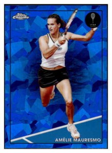 AMELIE MAURESMO 2021 Topps Chrome Sapphire Edition #43 Tennis  ID:71067