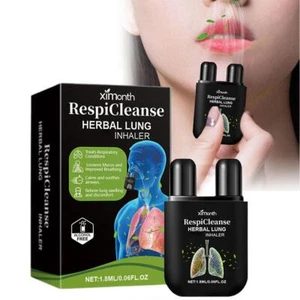 Nasal Inhaler Essential Oil Energy Stick Double Hole Natural Nasal Inhaler R6F2 - Picture 1 of 10
