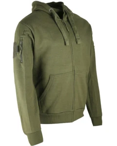 Kombat Green Spec-Ops Hoodie Deluxe Zipped Warm Jumper Outdoors Camping Military - Picture 1 of 1