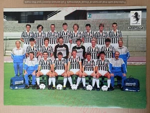 Maxi Cartolina Squadra Calcio Juventus F.C. Football Club 86/87 - 49,5 x 34,5 cm - Bild 1 von 2