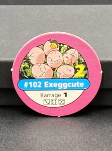 Pokemon Master Trainer Juego de Mesa Pieza de Repuesto Exeggcute #102 Chip - Imagen 1 de 4