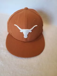 University of Texas Longhorns - New Era 59 Fifty - NCAA Fitted Cap - Size 7 - Picture 1 of 13