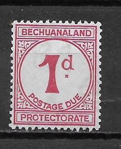 BECHUANALAND PROTECTORATE  ,1932, POSTAGE DUE , 1p STAMP , PERF , VLH , CV$8 - Picture 1 of 1