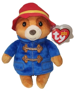 Ty Beanie Baby PADDINGTON Bear Queen Elizabeth II (6 Inch) NEW MWMTs Stuffed Toy - Picture 1 of 8