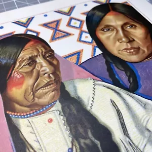 Blackfeet Kainah 40er Jahre Reiss Doble Stahl Zweischneider Damen - Bild 1 von 16