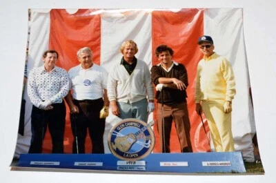 Foto a color de Jack Nicklaus 8" x 10" - Torneo de golf abierto Glen Campbell LA 1975 Foto 1 de 3