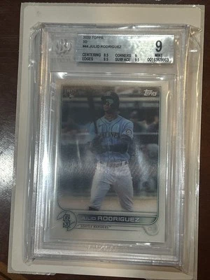 2022 Topps On Demand 3D Julio Rodriguez RC Seattle Mariners Card #44 BGS 9 Mint - Image 1 of 2