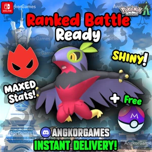 ✨ Shiny 6IV Hawlucha ✨Ranked Ready✨ALPHA ✨ Maxed EVs ✨ Pokemon Legends ZA - Picture 1 of 3