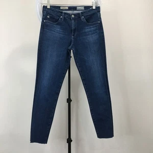 AG ADRIANO GOLDSCHMIED Womens sz 29r THE PRIMA Mid-Rise Cigarette Raw Hem Jeans - Picture 1 of 12