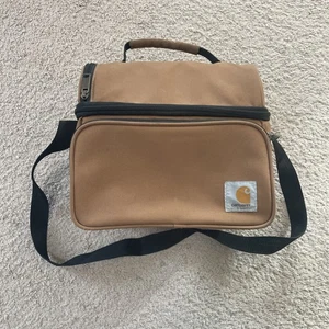 Carhartt Deluxe Dual Compartment Insulated Lunch Cooler Bag, Pre-Owned - Picture 1 of 8
