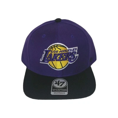 Gorra de capitán ajustable con cierre a presión para hombre de Los Angeles Lakers '47  Foto 1 de 4