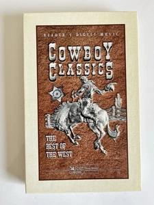 Reader's Digest Cowboy Classics Cassette 4 Sealed Tapes The Best of the West - Picture 1 of 12