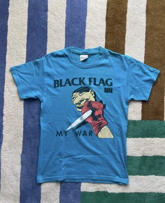 Vintage 1990s BLACK FLAG My War T Shirt S - Image 1 of 3