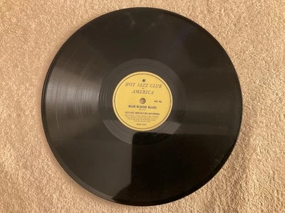 Jelly Roll Morton - Blue Blood Blues/Mushmouth Shuffle  (78 RPM Single) (VG/EX) - Image 1 of 2