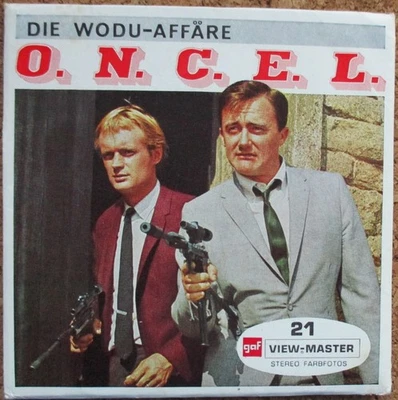 3 VIEW-MASTER 3D BILDSCHEIBEN - SOLO FÜR O.N.C.E.L. | DIE WODU-AFFÄRE + BOOKLET - Bild 1 von 4