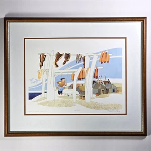 "Whale Bone Swing" von Rie Munoz signiert nummeriert (461/975) limitierte Auflage Druck 1992 - Bild 1 von 11