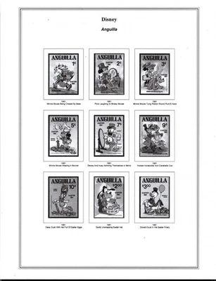 Páginas de álbum Disney - Anguila en protectores de hoja - 8 páginas Foto 1 de 4