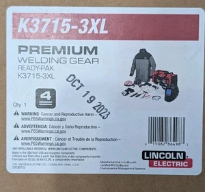 Lincoln Electric Intermediate Education Welding Gear Ready-Pak K3715 Size 3XL - Picture 1 of 2