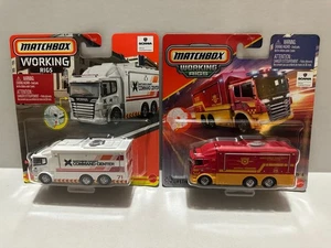 Matchbox Working Rigs - Scania Tactical Command Center - Red Fire & White - Picture 1 of 7