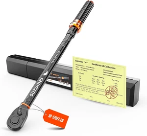 Torque Wrench 1/2 Drive (10-170 Ft. Lb/ 14-231 N.M) ±𝟑% High Accuracy Torque - Picture 1 of 7