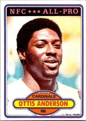 Ottis Anderson 1980 Topps #170 Rookie St. Louis Cardinals - Image 1 of 2