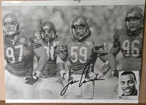 Foto firmada por Joe Cain de 7x9,5 de los Chicago Bears - Imagen 1 de 3