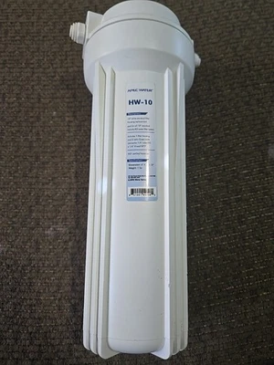 APEC 10" White Standard Water Filter Housing with 1/4" John Guest Fittings HW-10 - Image 1 of 4