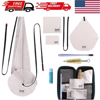 Kit de limpieza de saxofón todo en uno en gris oscuro - perfecto para tenor alto y más Foto 1 de 4