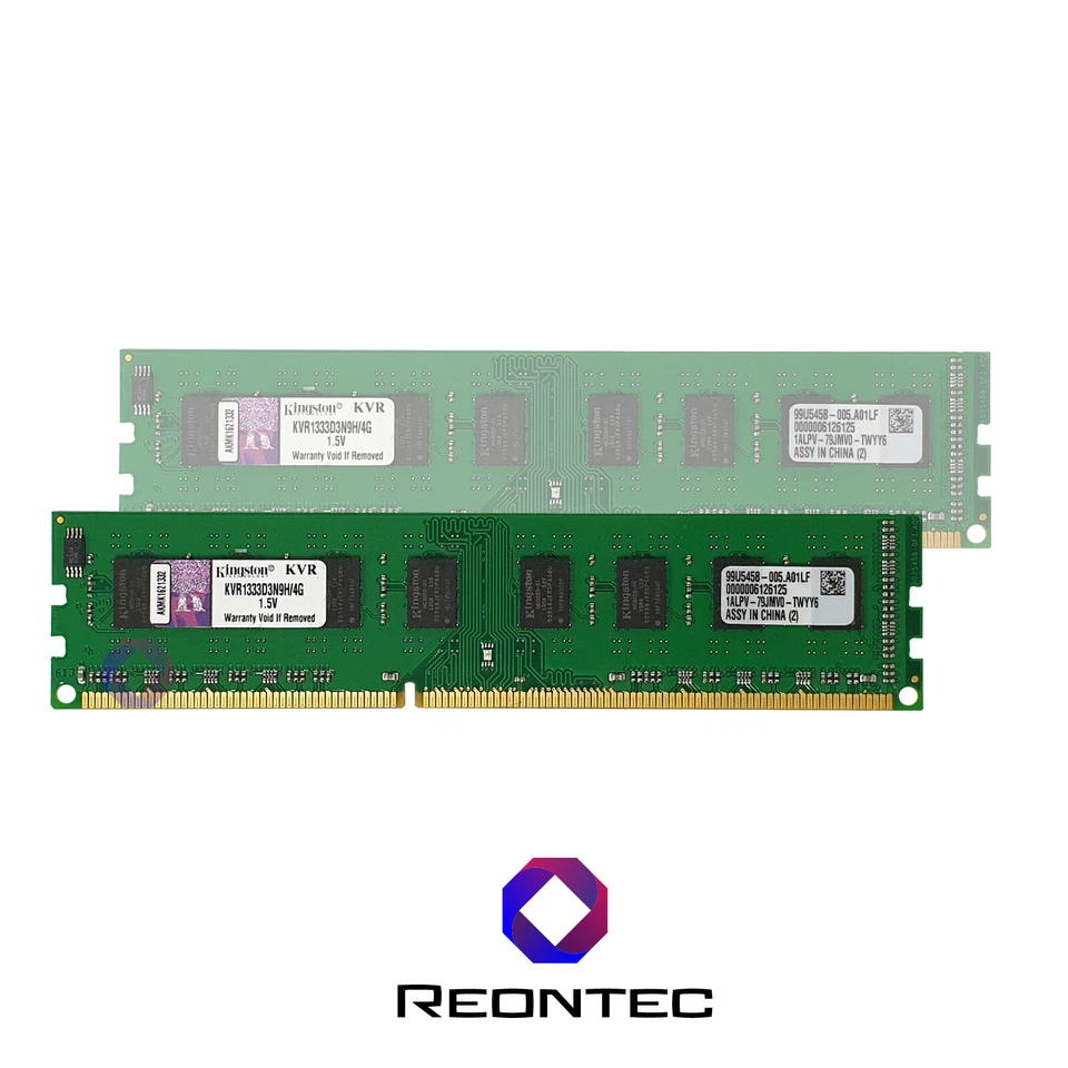 4GB RAM PC Kingston PC3 - 10600 DDR3 KVR1333D3N9H/4G 2Rx8 - Immagine 1 di 1