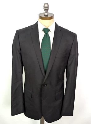 J. CREW Ludlow Slim Loro Piana Lana Negro Traje Chaqueta Talla 42L Doble Ventilación Foto 1 de 4